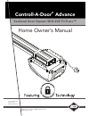 Homeowner's Manual - (page 1)