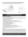 User Manual And Assembly Instructions - (page 8)