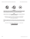 Installation, Operation And Maintenance Manual - (page 2)