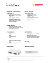 Technical Specification - (page 2)