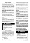 Use And Care Manual / Installation Instructions - (page 2)