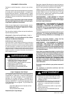 Use And Care Manual / Installation Instructions - (page 3)