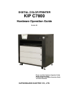 Hardware Operation Manual - (page 1)