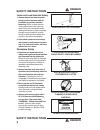 Operator's Safety & Operating Instruction Manual - (page 4)