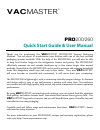 Quick Start Manual & User Manual - (page 1)