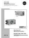 Mounting and operating instructions - (page 1)
