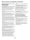 Safety And Regulatory Information Manual - (page 2)