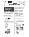 Paper Tray Install Manual - (page 1)