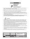Installation And Service Instructions Manual - (page 2)
