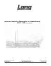 Installation, Operation, Maintenance, & Troubleshooting - (page 1)