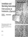 Installation And Operaing Instructions - (page 1)