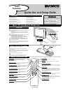 Quick Use And Setup Manual - (page 1)