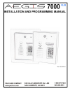 Installation And Programming Manual - (page 1)