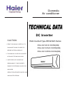 Techical data - (page 1)