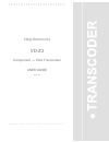 VGA Transcoder User Manual - (page 1)