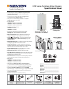 Specification Sheet - (page 1)