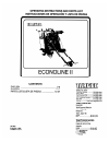 Operating Instructions And Parts List Manual - (page 1)
