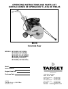 Operating Instructions And Parts List Manual - (page 1)