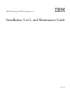 Installation, User And Maintenance Manual - (page 1)