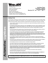 Installation And Operating Instructions Manual - (page 171)
