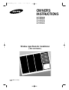 Owner's Instructions Manual - (page 1)