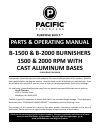 Parts & operating manual - (page 1)