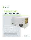 Quick Start Instructions - (page 1)