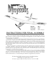 Instructions For Assembly - (page 1)