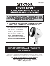 Owner's Manual And Warranty Information - (page 2)