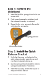 Quick Release Instructions - (page 3)